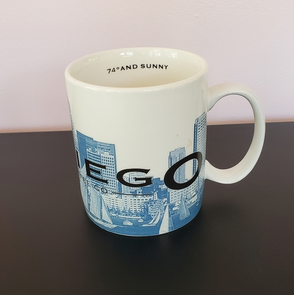 Starbucks Dining San Diego Starbucks Barista Mug Skyline Series